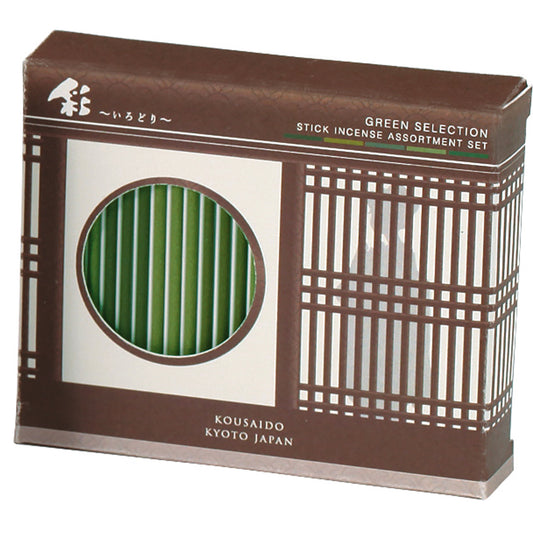 Incense Variety Pack from Kyoto Japan (Green Collection)